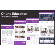 Online Education- School, College, University, and Online Course Education Elementor WordPress Theme