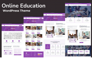 Online Education- School, College, University, and Online Course Education Elementor WordPress Theme
