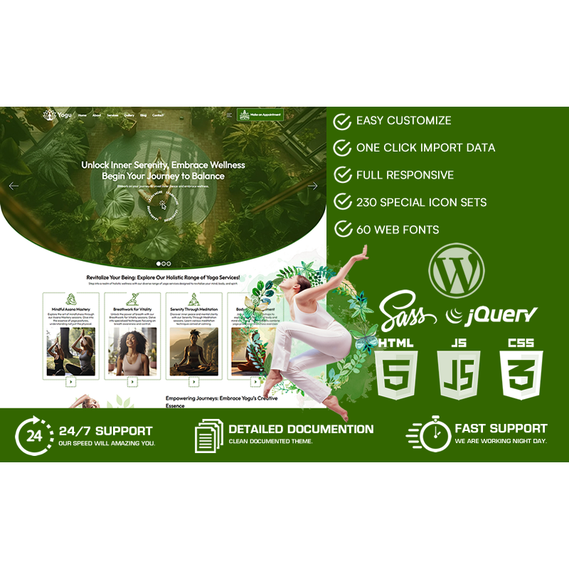 Yogu - Yoga WordPress Theme