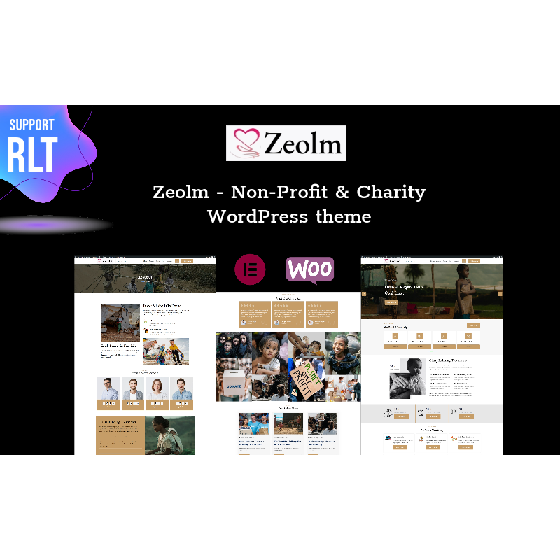 Zeolm - Non-Profit & Charity WordPress theme