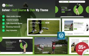 Golver - Golf Course & Club Elementor WordPress Theme
