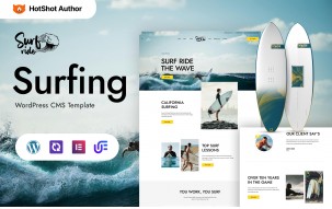 Surfride - Surfing Sports Club WordPress Elementor Theme