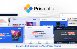 Prismatic - Creative Agency Full-Site Editing WordPress Theme