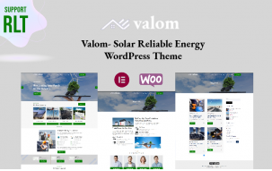 Valom - Solar Reliable Energy WordPress Theme