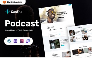 Castpro - Podcast And FM Radio Multipurpose WordPress Elementor Theme
