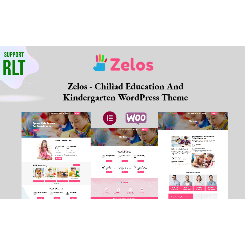 Zelos - Chiliad Education And Kindergarten WordPress Theme