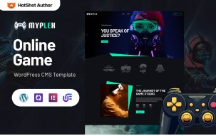 Myplex - Online Games WordPress Elementor Theme