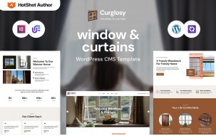 Curglosy - Windows And Curtains WordPress Elementor Theme