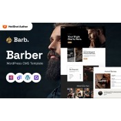 Barb - Barber Shop Modern WordPress Elementor Theme