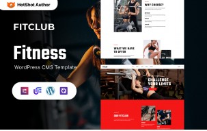 Fitclub - Gym Fitness And Bodybuilding WordPress Elementor Theme