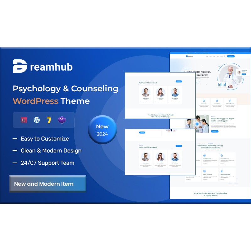 DreamHub &ndash; Psychology and Counseling WordPress Theme