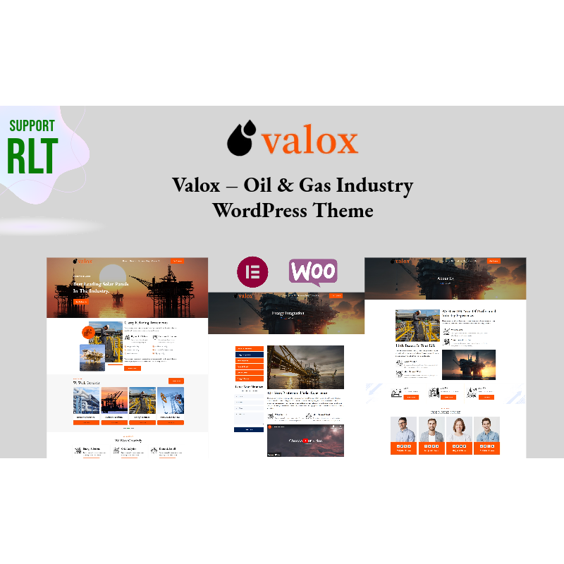 Valox &ndash; Oil & Gas Industry WordPress Theme