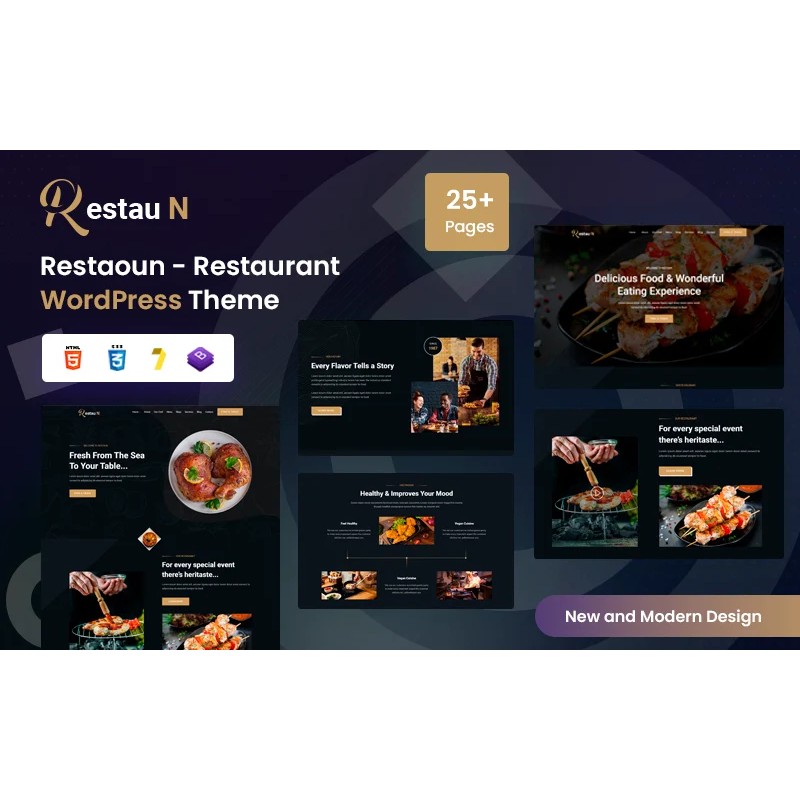 Restouns - Restaurant and Food WordPress Theme