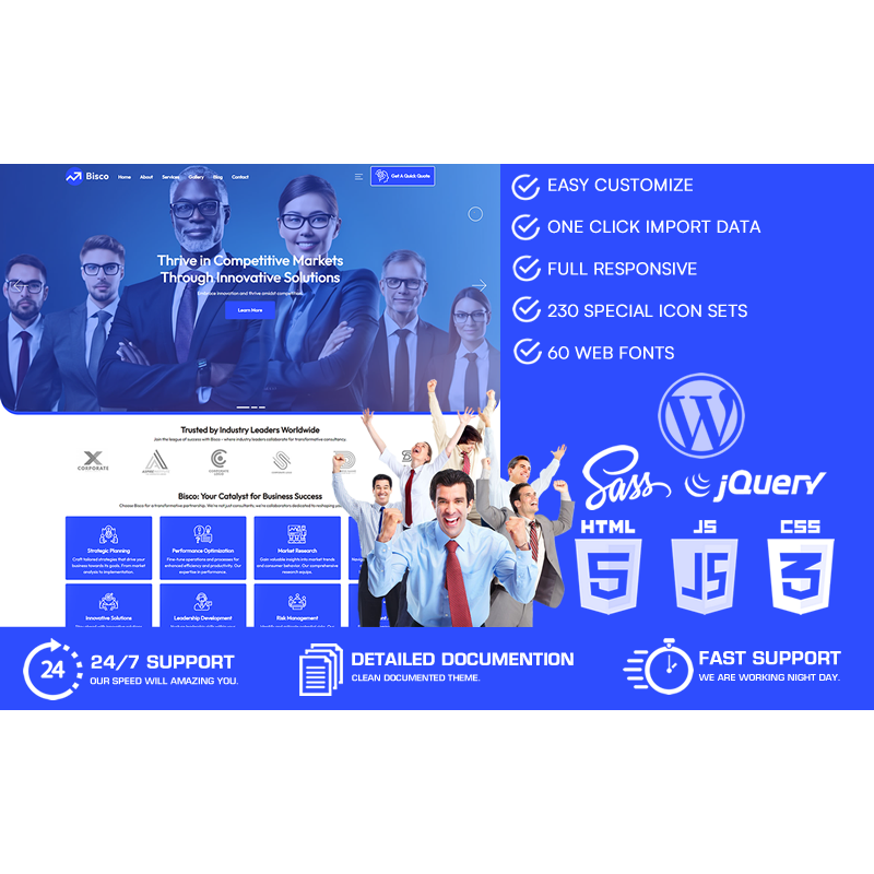 Bisco - Business Consulting WordPress Theme