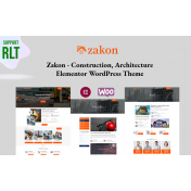 Zakon - Construction, Architecture Elementor WordPress Theme