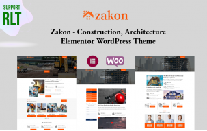 Zakon - Construction, Architecture Elementor WordPress Theme