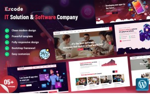 Excode - IT Solution and Software Company Responsive WordPress Theme