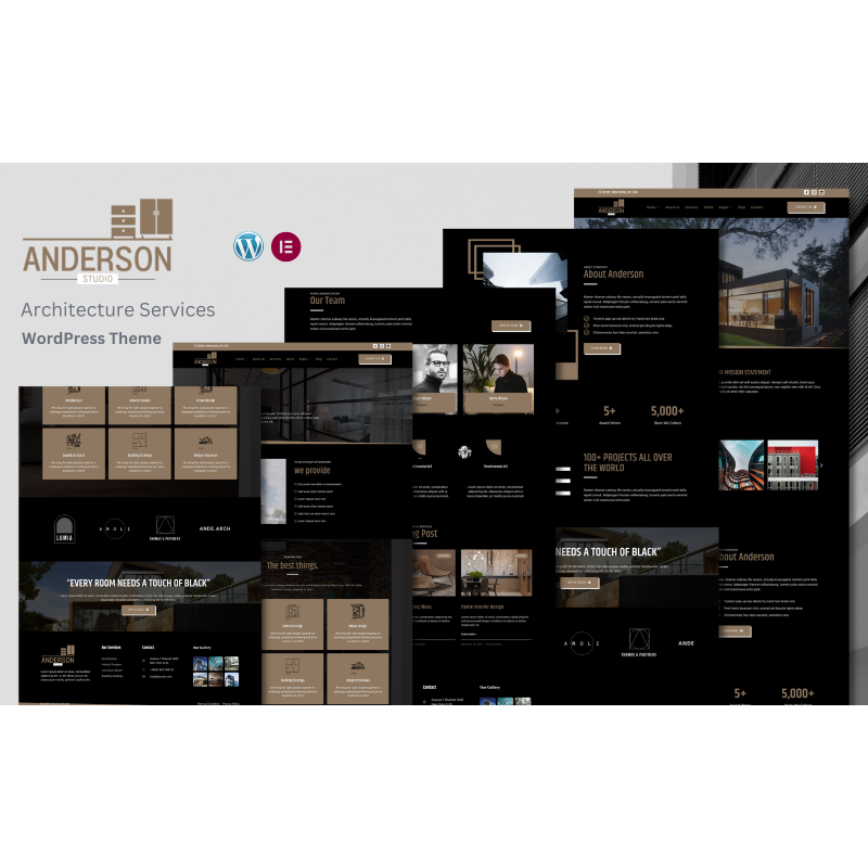 Anderson - Architecture Studio & Portfolio WordPress Theme
