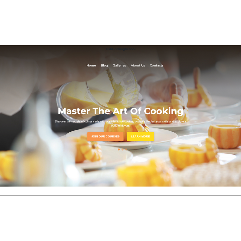 TishCookingSchool - Cooking School WordPress Theme