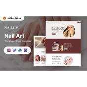 Nailum - Nail Art Salon WordPress Elementor Theme