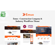 Emuo - Construction Company & Industry WordPress Theme