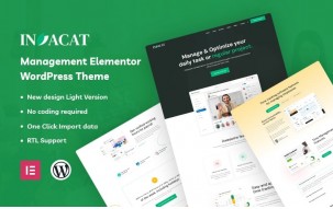 Invacat - Management Elementor WordPress Theme