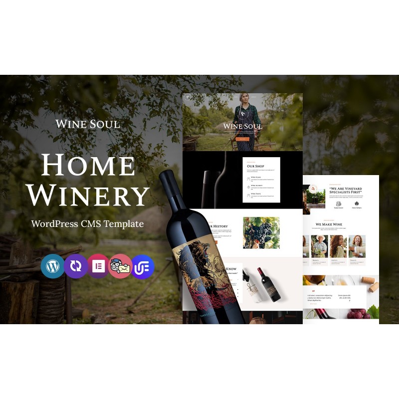 Winesoul - Wine And Winery WordPress Elementor Theme