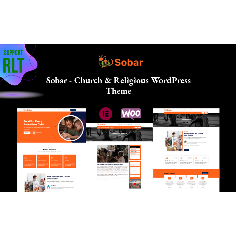 Sobar - Church & Religious WordPress theme