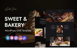 Sweetcream - Bakery and Cookie Shop CMS WordPress Elementor Theme