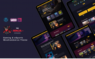 The Ninja Gaming - Gaming & eSports Theme