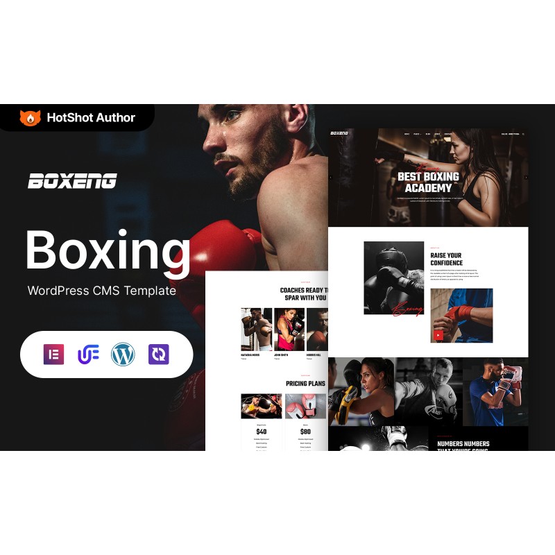 Boxeng - Boxing WordPress Elementor Theme