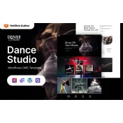 Dense Studio - Dance Studio And Academy WordPress Elementor Theme