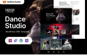 Dense Studio - Dance Studio And Academy WordPress Elementor Theme