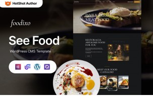 Foodixo - Sea Food Restaurant Elementor Wordpress Theme