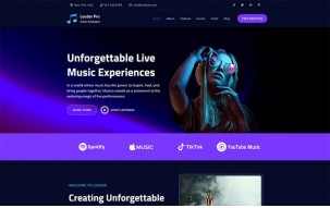 Louder Pro - Elementor Music WordPress Theme