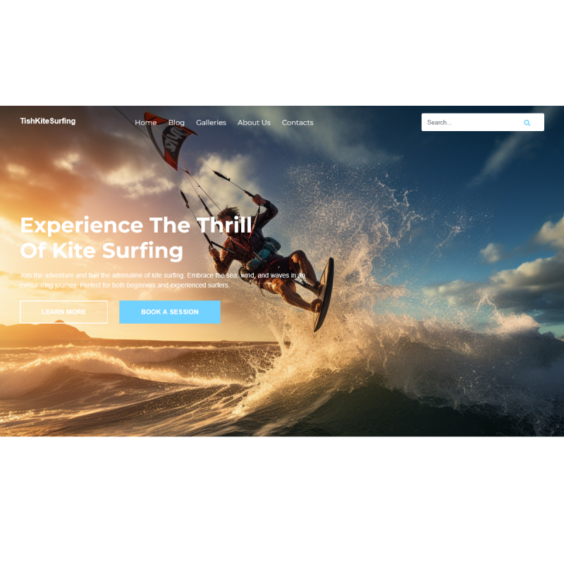 TishKitesurfing - Kitesurfing WordPress Theme