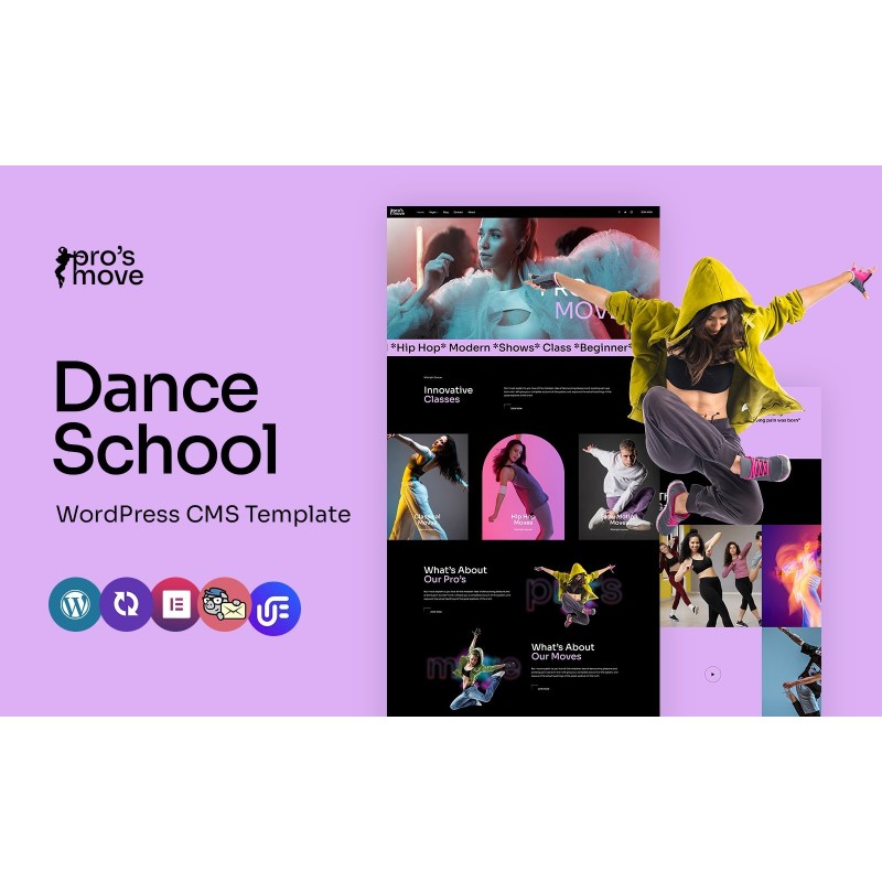Prosmove - Dance School And Studio Multipurpose WordPress Elementor Theme