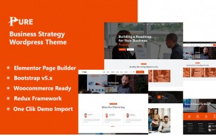 Pure - Business Strategy Wordpress Theme