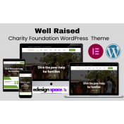 Well Raised - Charity Foundation and Donation WordPress Theme