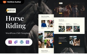 Horclub - Horse Riding And Equestrian Center WordPress Elementor Theme