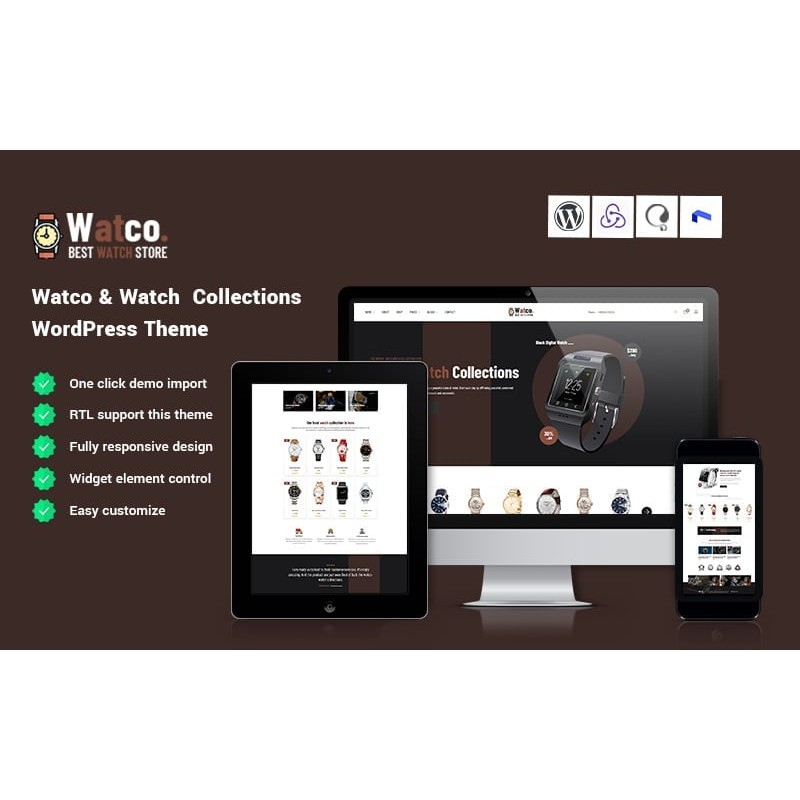 Watco - Watch Collections WordPress Theme