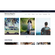 Memory Blog Pro - Clean and Modern Blogging WordPress Theme