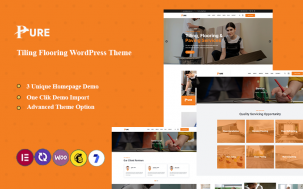 Pure - Tiling & Flooring Wordpress Theme