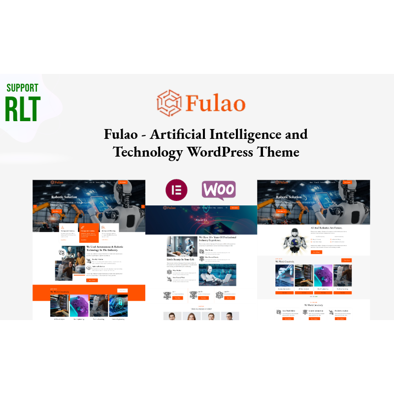 Fulao - Artificial Intelligence and Technology WordPress Theme
