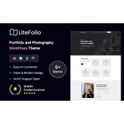 Litefolio - Portfolio and Photography WordPress Theme