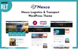 Nexco - Transportation & Logistics Multipurpose WordPress Elementor Theme