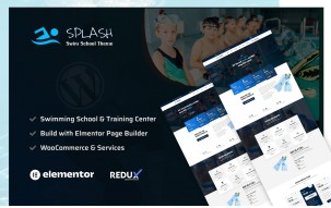 Splash - Swimming School WordPress Theme