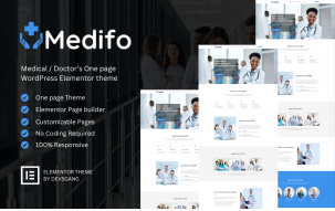 Medifo - A Medical landing page WordPress Elementor Theme