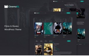 CinemaXL - Films & Movies Free WordPress Theme