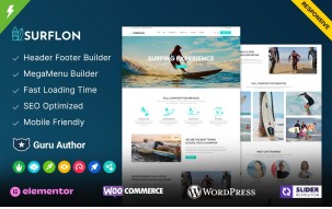 Surflon - Surfing Club and Surf Board Elementor WordPress Theme